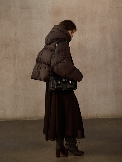 Fjord Cropped Cushioned Puffer Jacket
